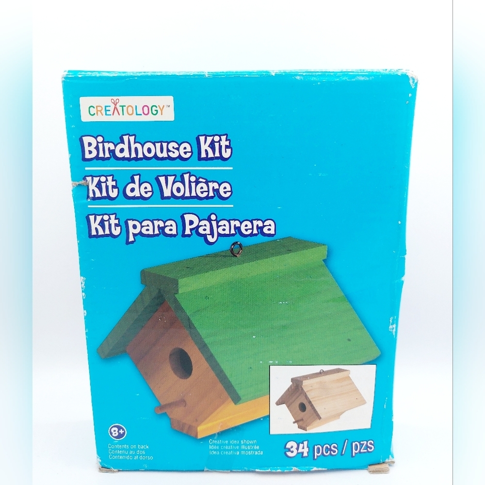 Build it yourself Creatology complete Birdhouse‎ Kit
